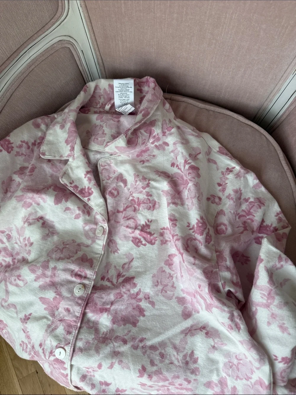 LoveShackFancy Pink Floral Kids Pajama Set